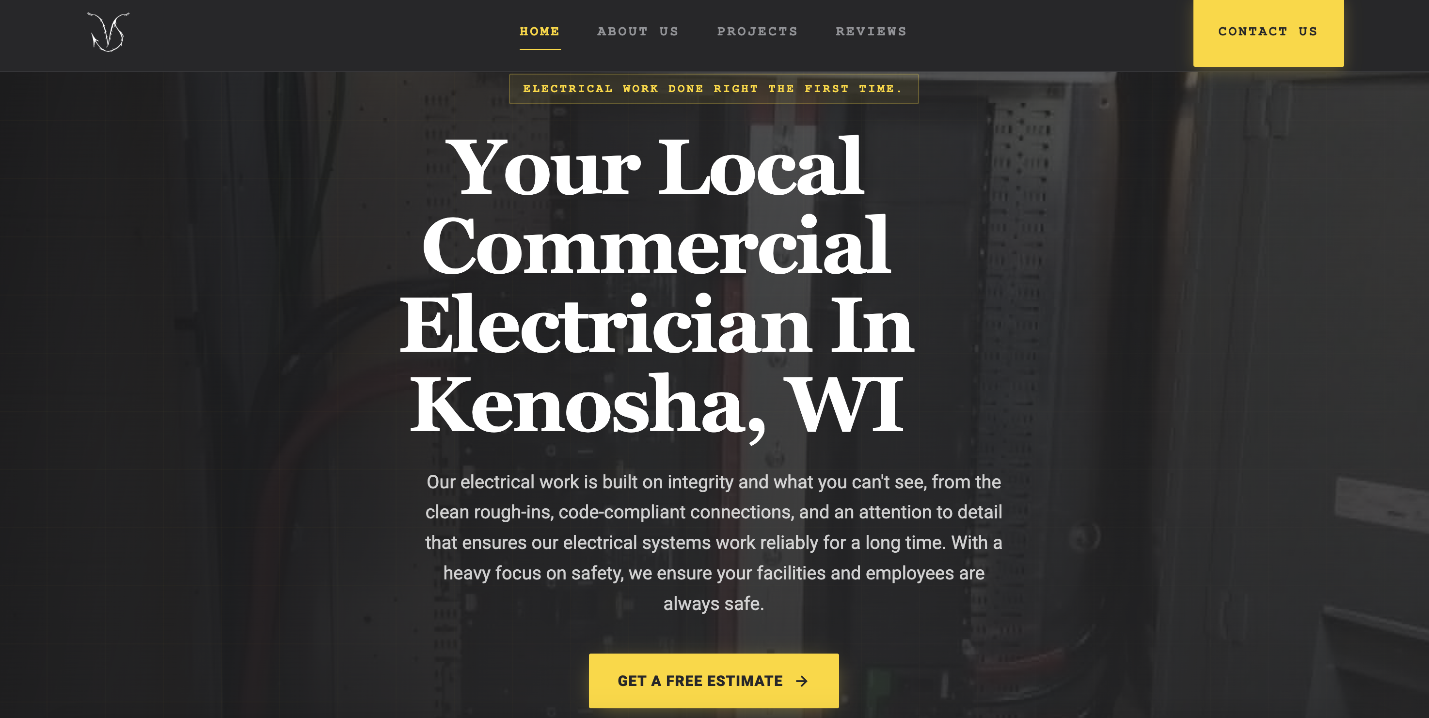 VS Electric website